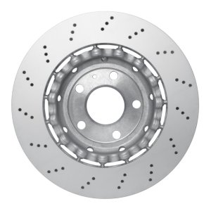 Audi RS4 Brake Rotor (1) - Rear - R1 Concepts - Drilled - `07-`08